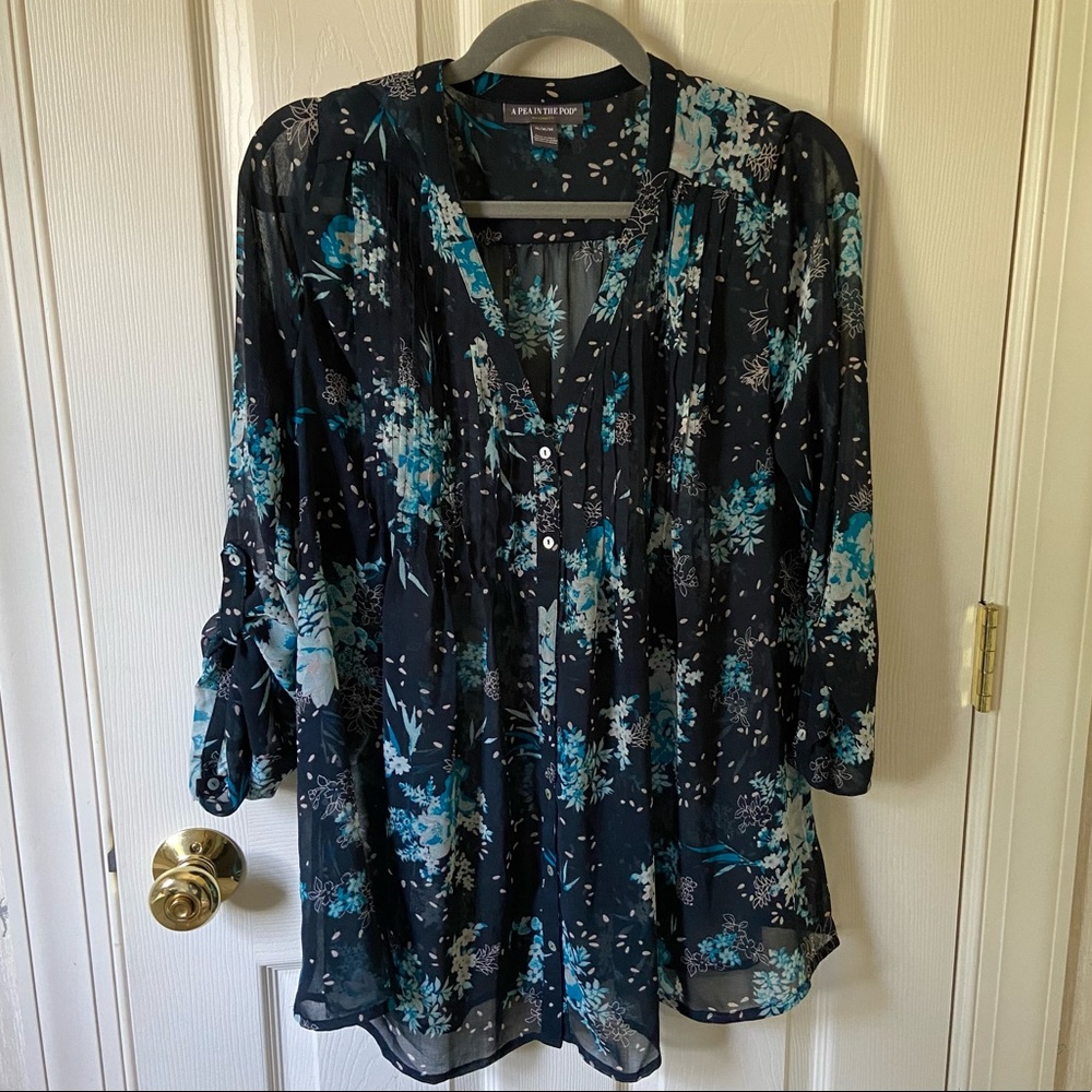 Floral Maternity Blouse